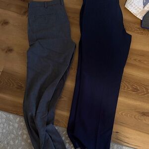 Men's Gray and Navy Pants